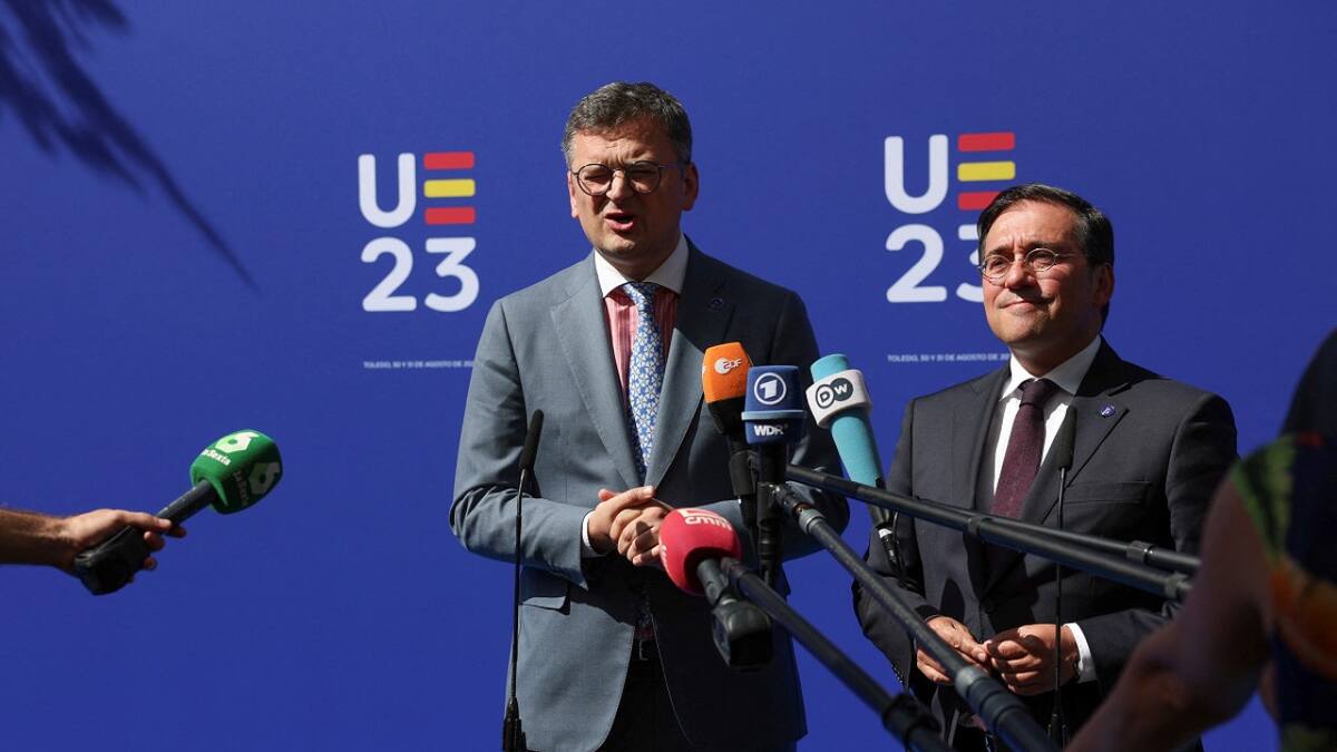 Dmitro Kuleba, ministro de Asuntos Exteriores de Ucrania. Foto: Reuters.