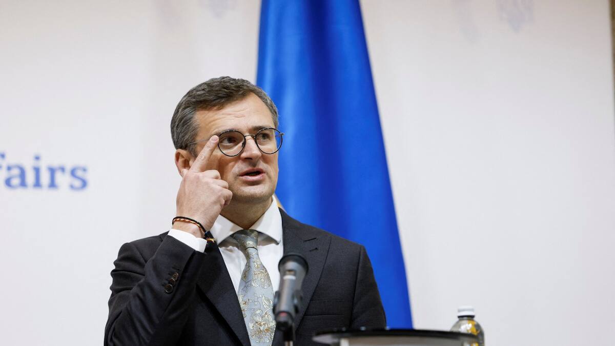 Dmitro Kuleba, ministro de Exteriores de Ucrania. Foto: Reuters.