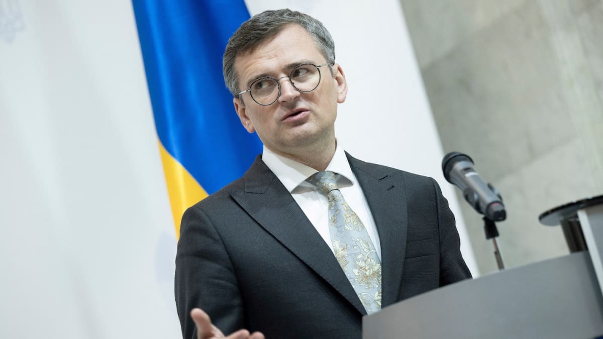 Dmitro Kuleba, ministro de Exteriores de Ucrania. Foto: Reuters.