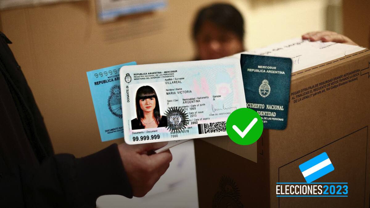 Documentos habilitados para ir a votar. Foto: Canal 26.