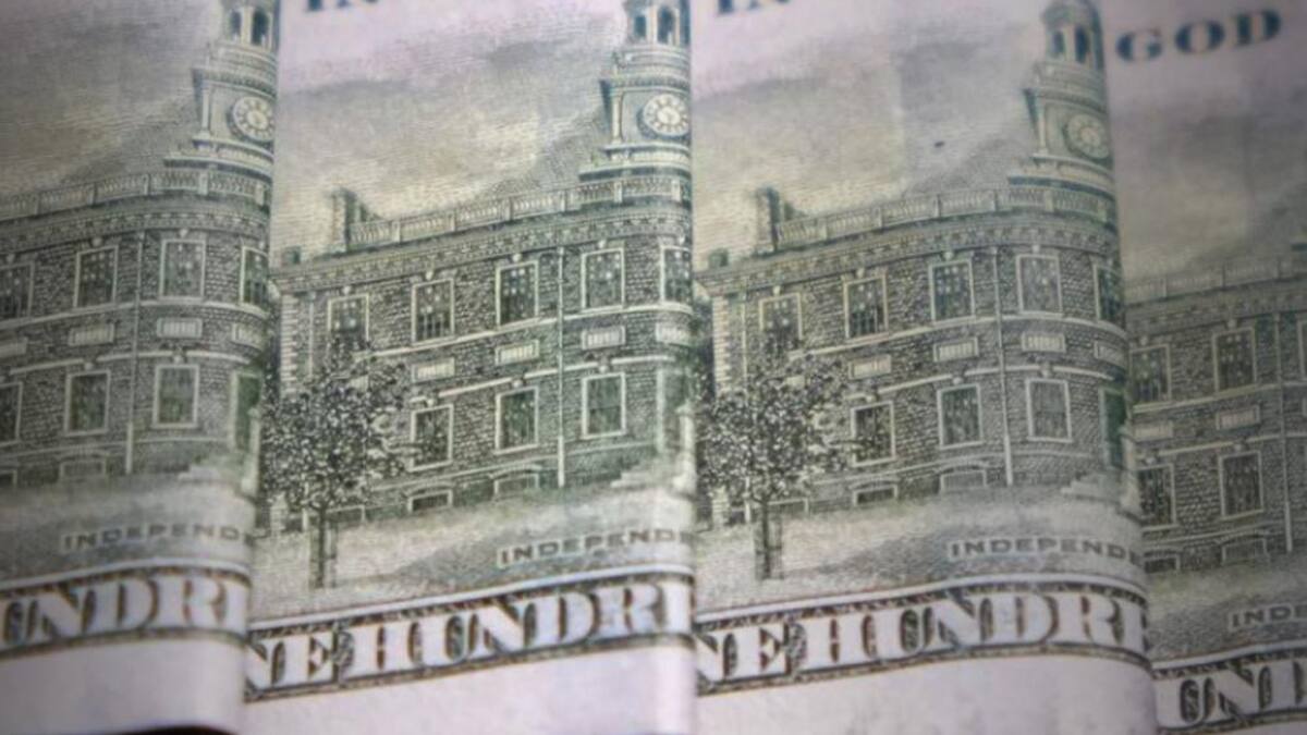 Dólar, Dólares, billetes de dólar, foto NA