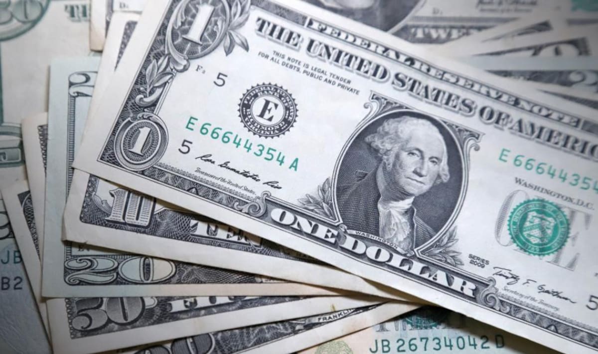 Dólar, Dólares, billetes de dólar, foto NA