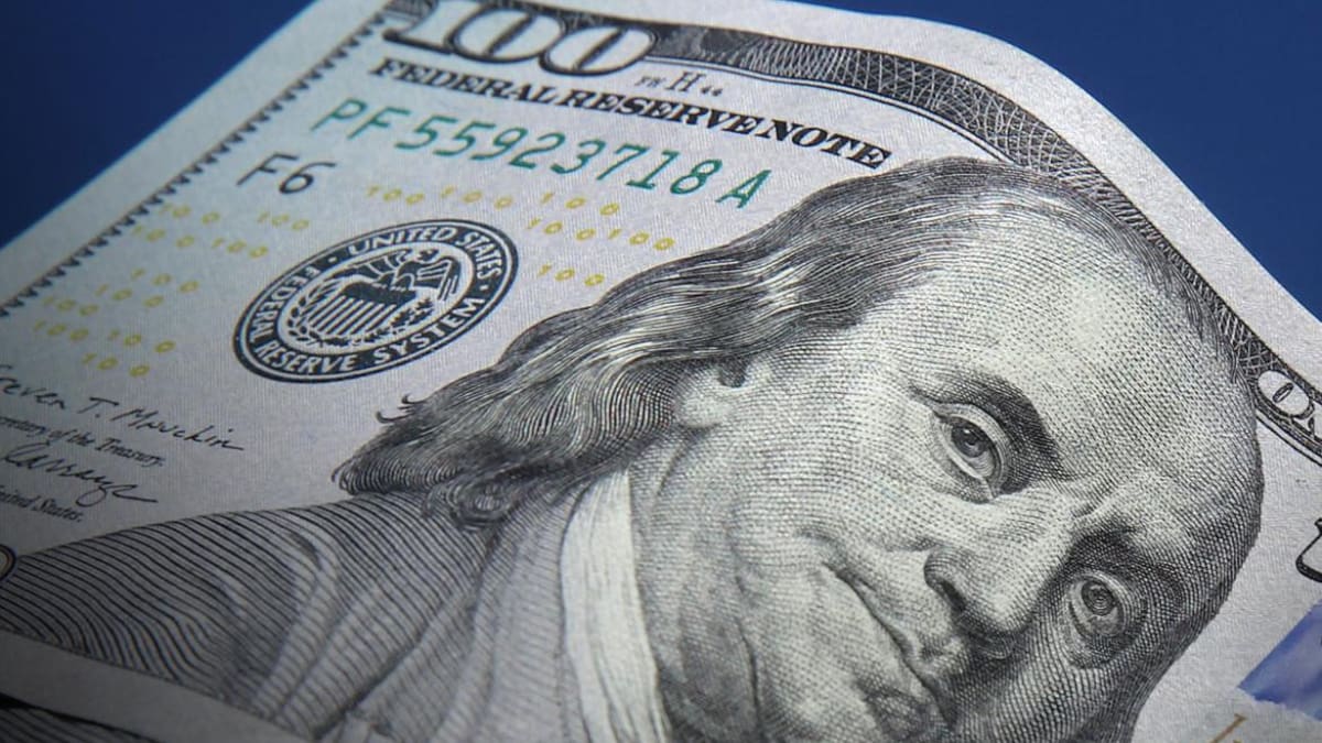 Dólar, Dólares, billetes de dólar, foto NA