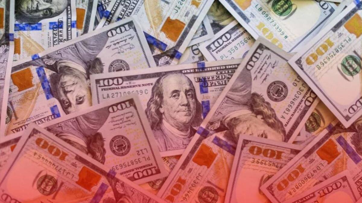 Dólar, Dólares, billetes de dólar, foto NA