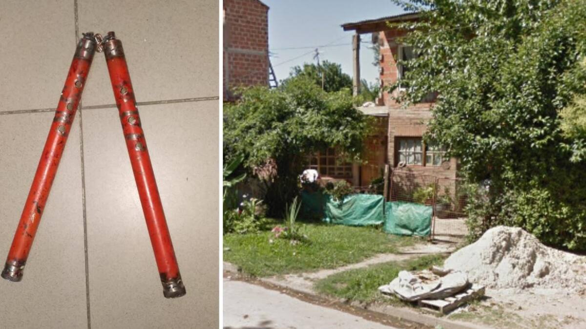 Domicilio del hombre atrincherado en Benavídez