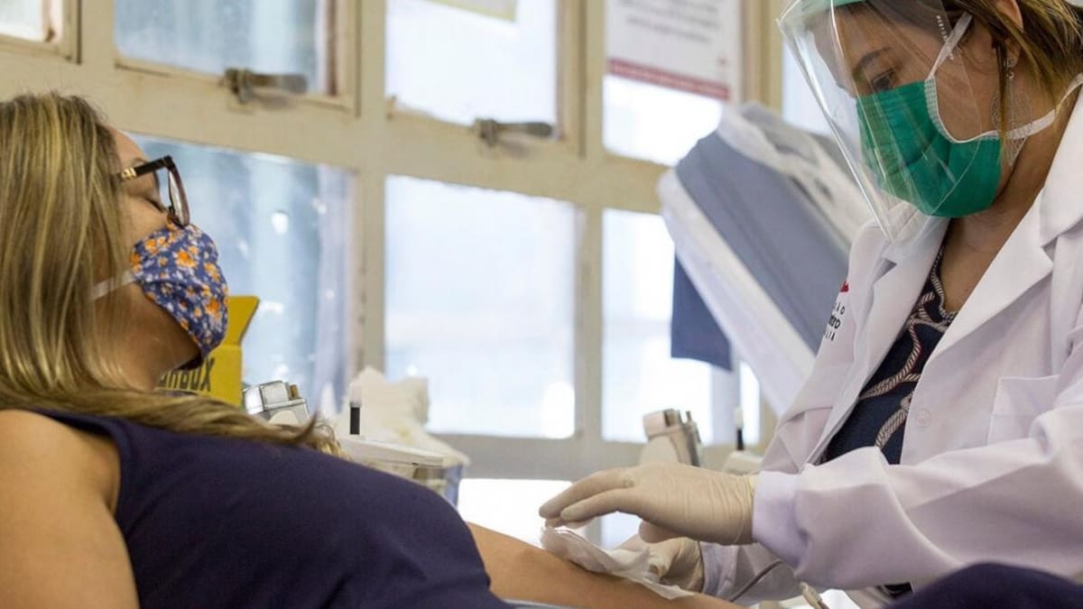 Donación de sangre en pandemia