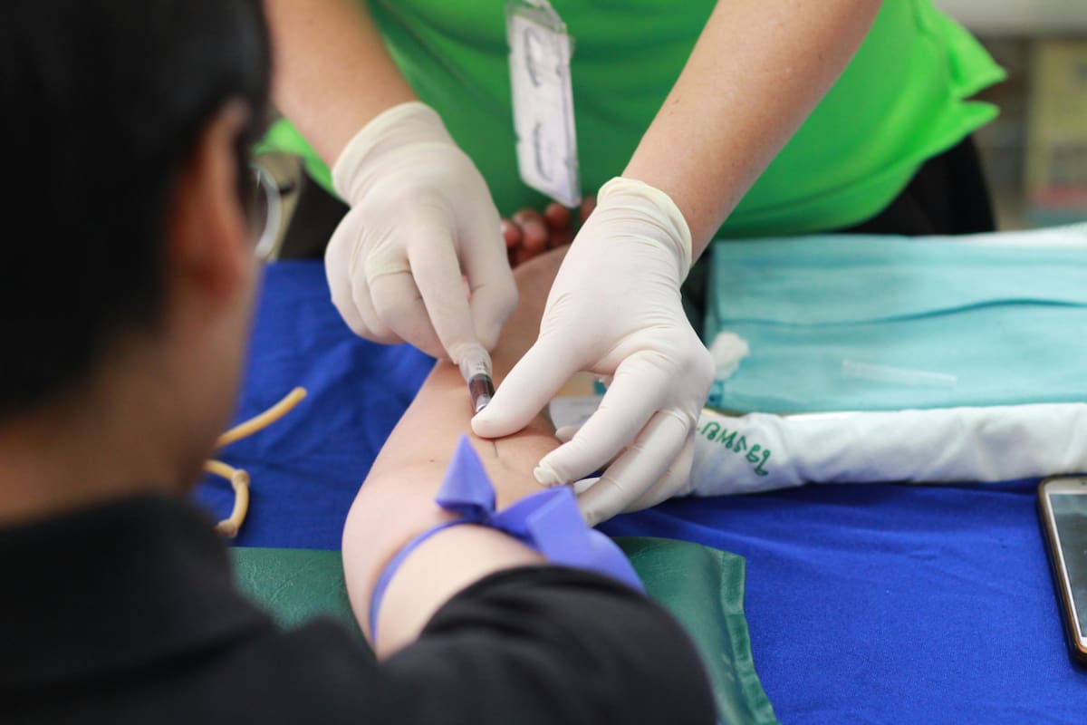 Donación de sangre. Foto: Pexels.