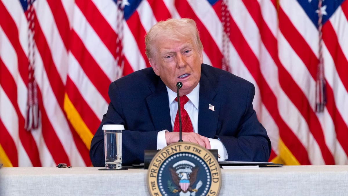 Donald Trump, presidente de los Estados Unidos.