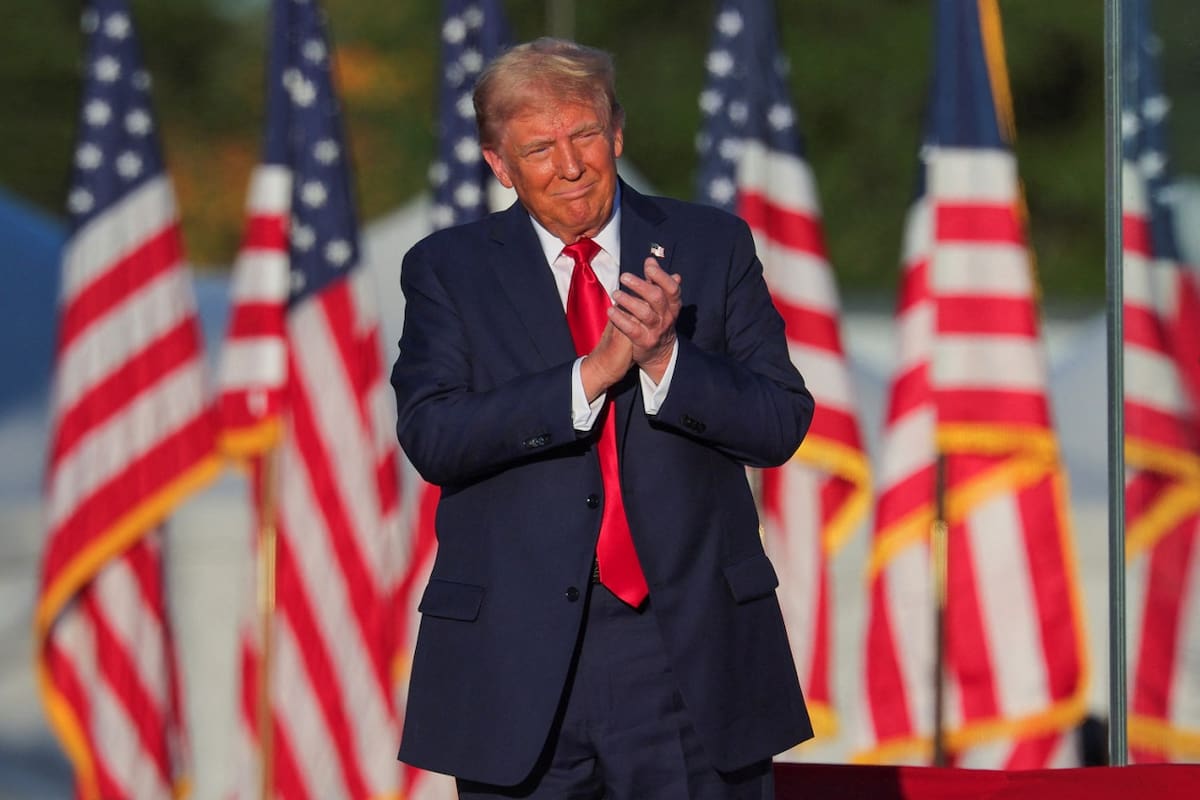 Donald Trump; elecciones en Estados Unidos. Foto: Reuters