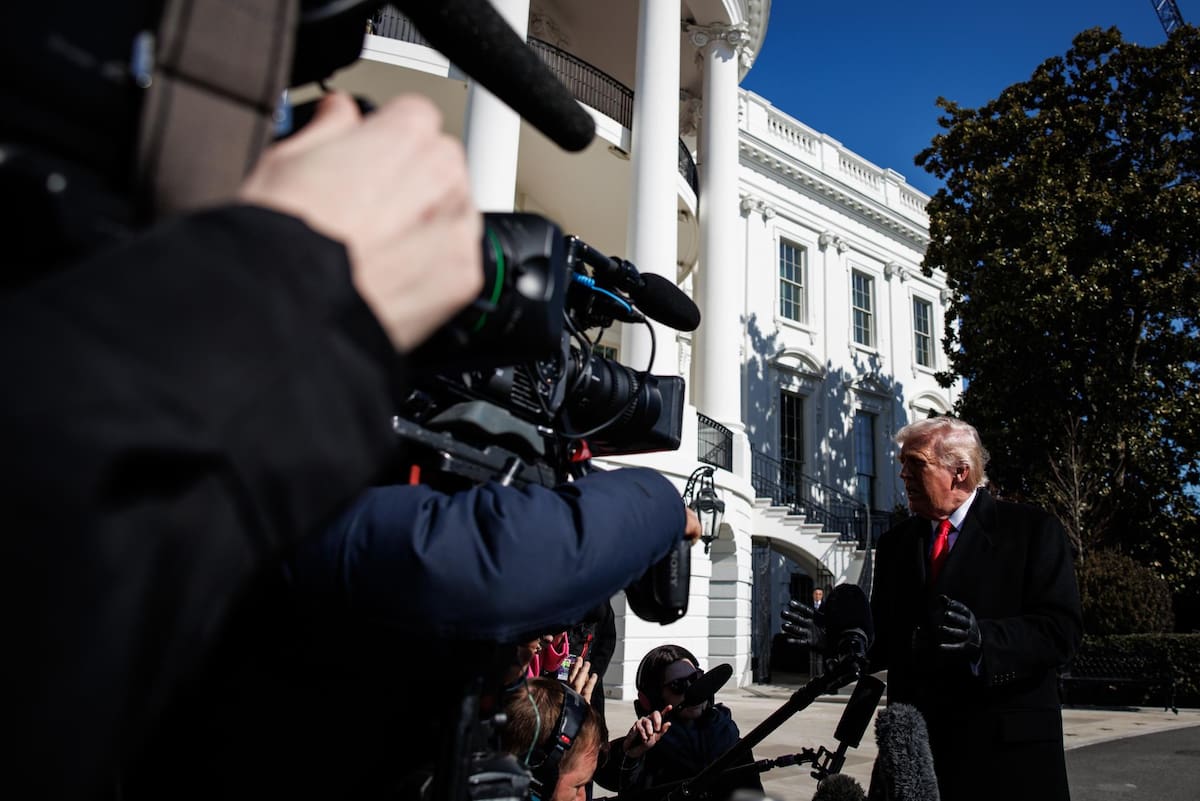 Donald Trump en la Casa Blanca.