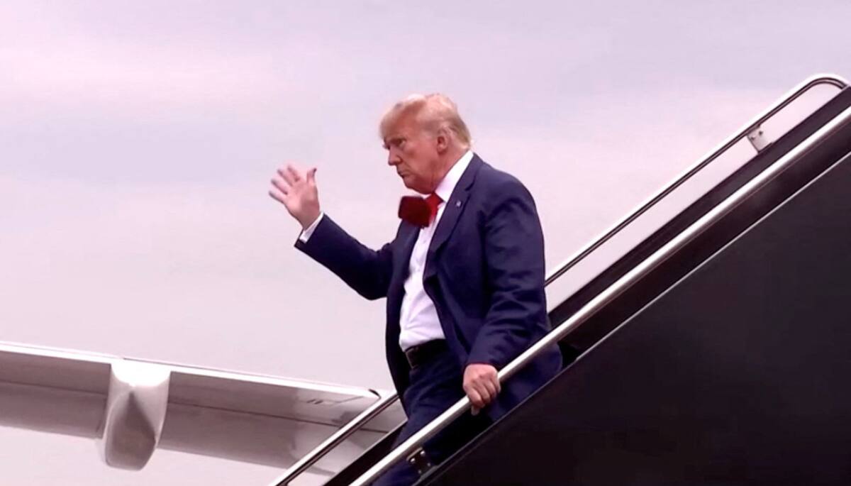 Donald Trump en Washington. Foto: Reuters