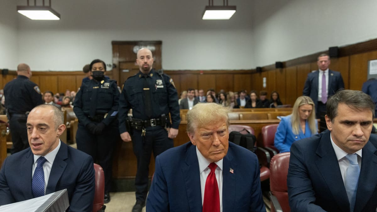 Donald Trump en el Tribunal Supremo de EEUU. Foto: Reuters