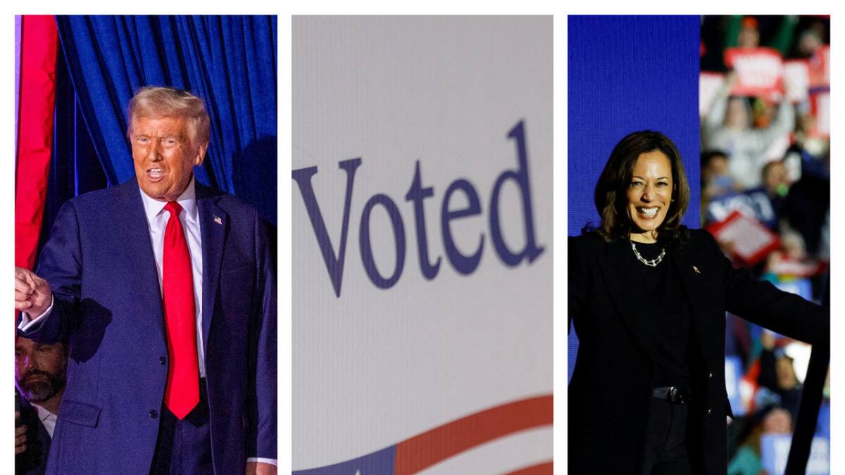 Donald Trump, Kamala Harris, elecciones en Estados Unidos. Foto: Reuters.