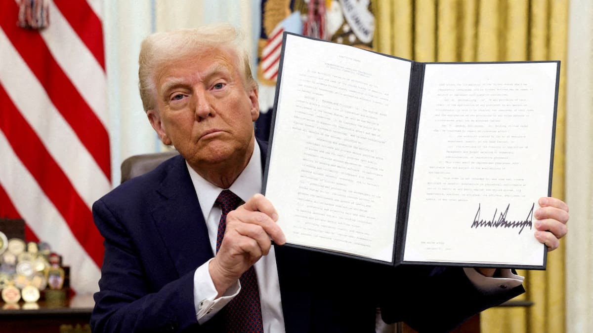 Donald Trump pondrá en marcha el "Día de la Liberación". Foto: Reuters (Kevin Lamarque)