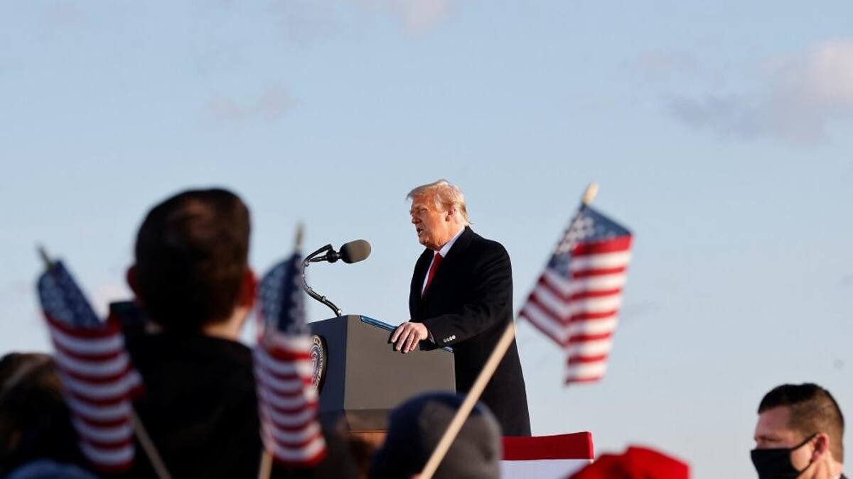 Donald Trump, en su último discurso como presidente de Estados Unidos: "Volveremos"