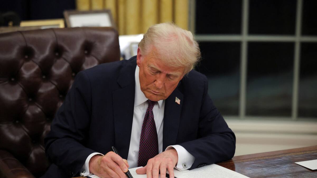 Donald Trump, presidente de Estados Unidos. Foto: Reuters.