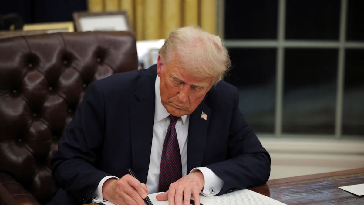 Donald Trump, presidente de Estados Unidos. Foto: Reuters.