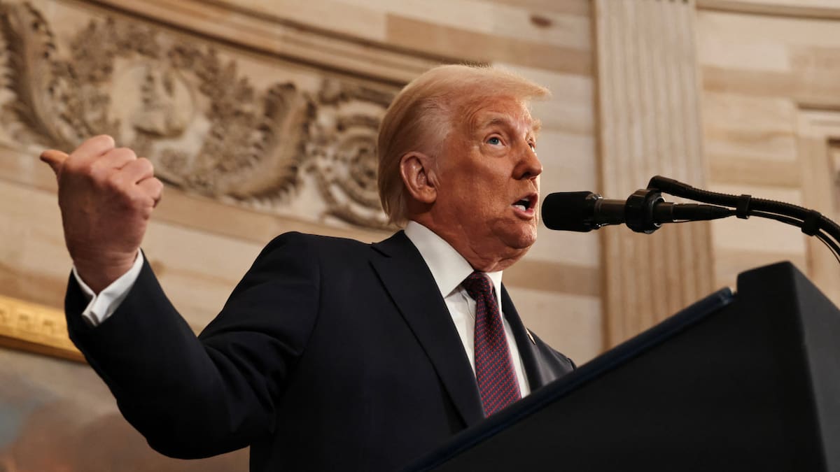 Donald Trump, presidente de Estados Unidos. Foto: Reuters.