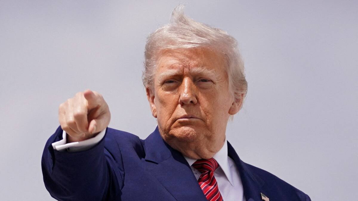 Donald Trump, presidente de Estados Unidos. Foto: Reuters (Nathan Howard)