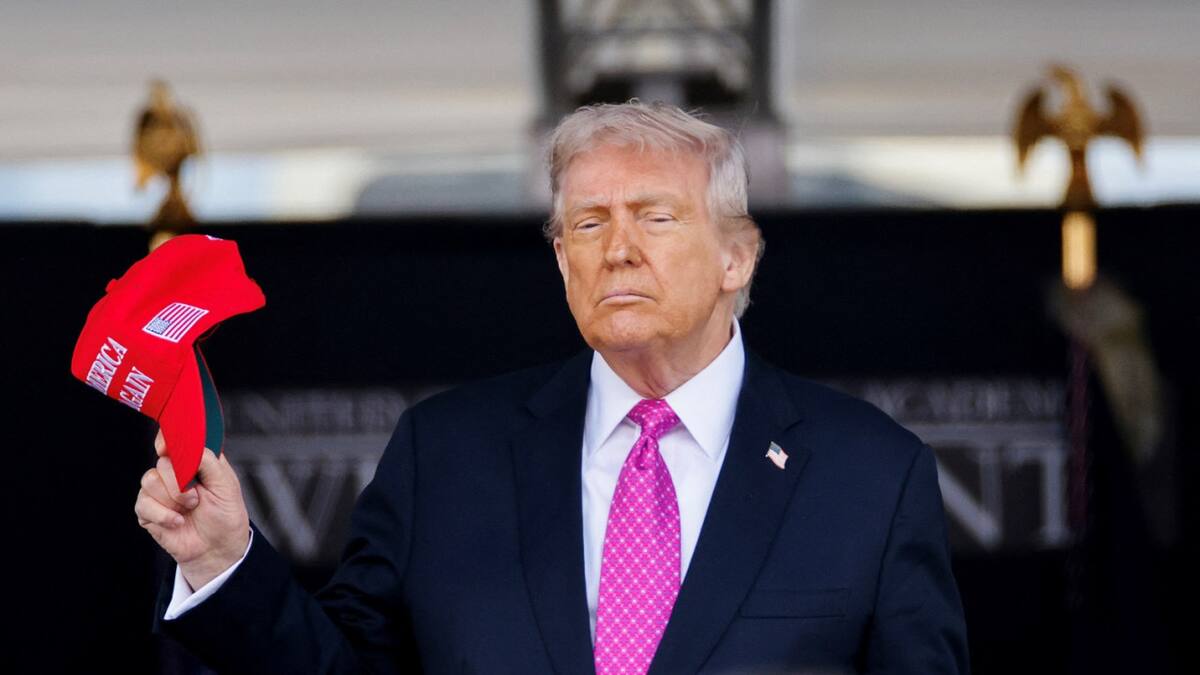 Donald Trump, presidente de Estados Unidos. Foto: Reuters/Nathan Howard.