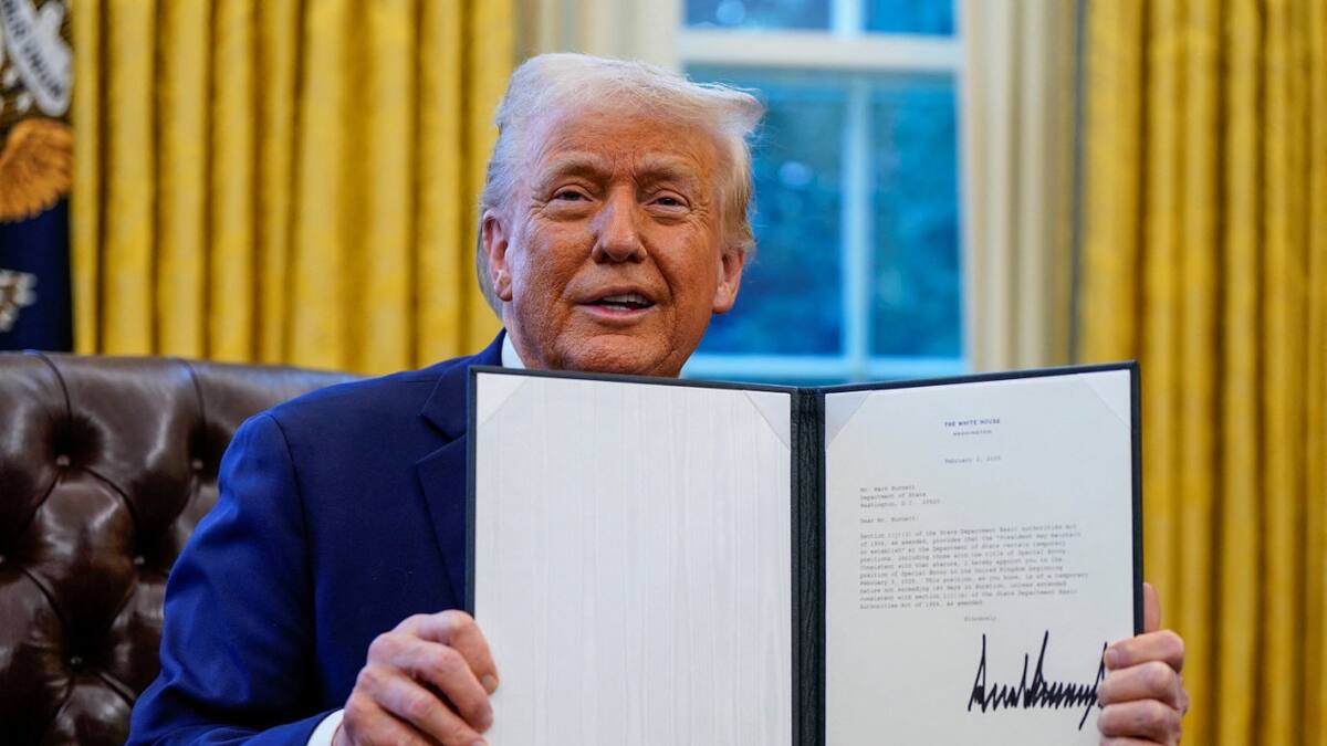 Donald Trump, presidente de Estados Unidos. Foto: Reuters/Elizabeth Frantz