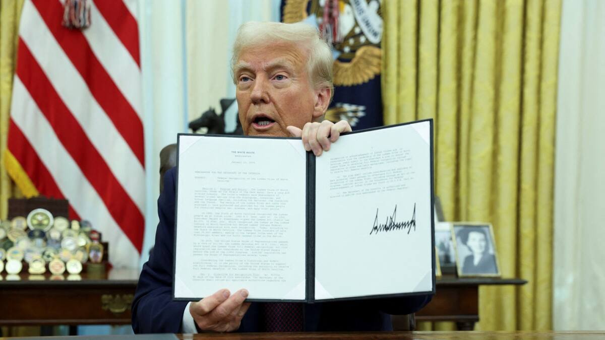 Donald Trump, presidente de Estados Unidos. Foto: Reuters/Kevin Lamarque