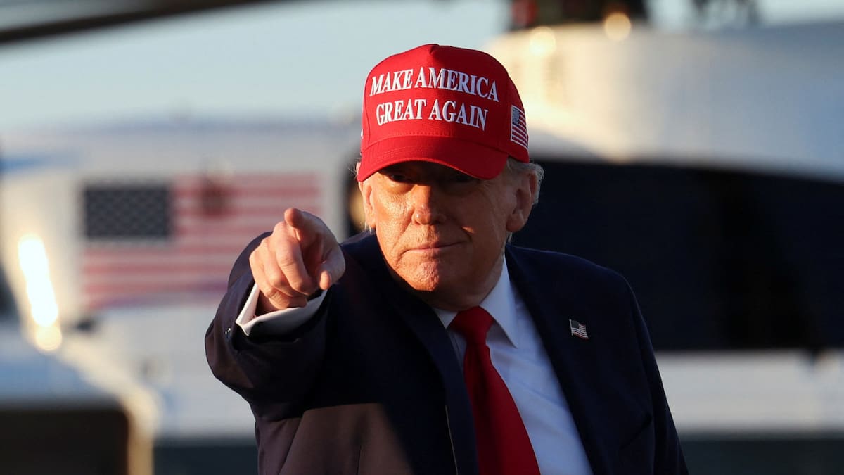 Donald Trump, presidente de Estados Unidos. Foto: Reuters/Kevin Lamarque.
