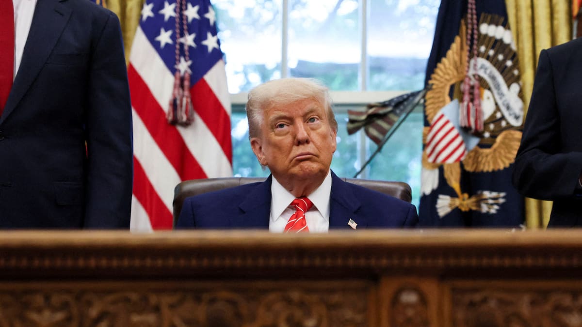 Donald Trump, presidente de Estados Unidos. Foto: REUTERS/Leah Millis.