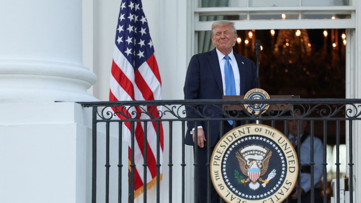 Donald Trump, presidente de Estados Unidos. Foto: REUTERS/Leah Millis.
