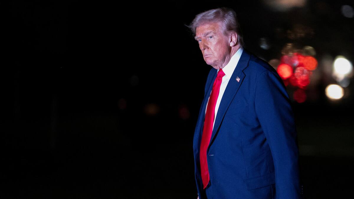 Donald Trump, presidente de Estados Unidos. Foto: Reuters/Nathan Howard.