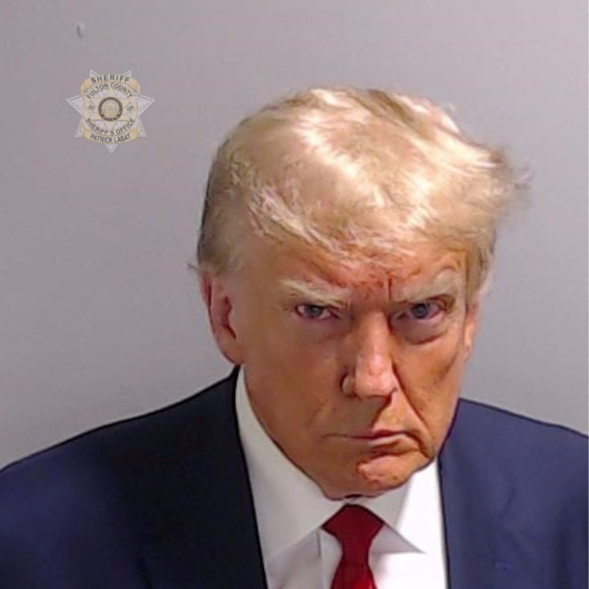 Donald Trump se entregó a la Justicia de Georgia. Foto: Reuters