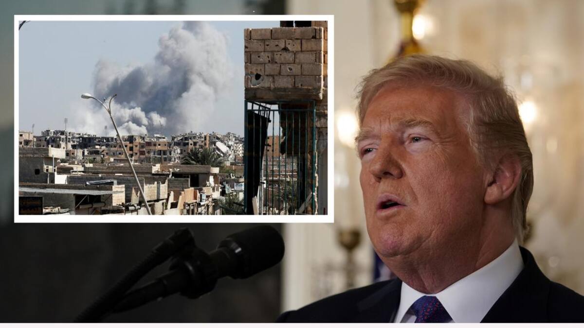 Donald Trump y explosiones en Siria - Reuters