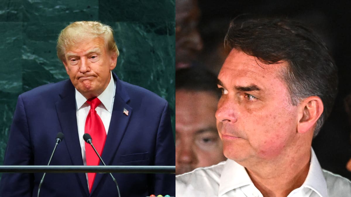 Donald Trump y Flávio Bolsonaro brasil eeuu asilo político