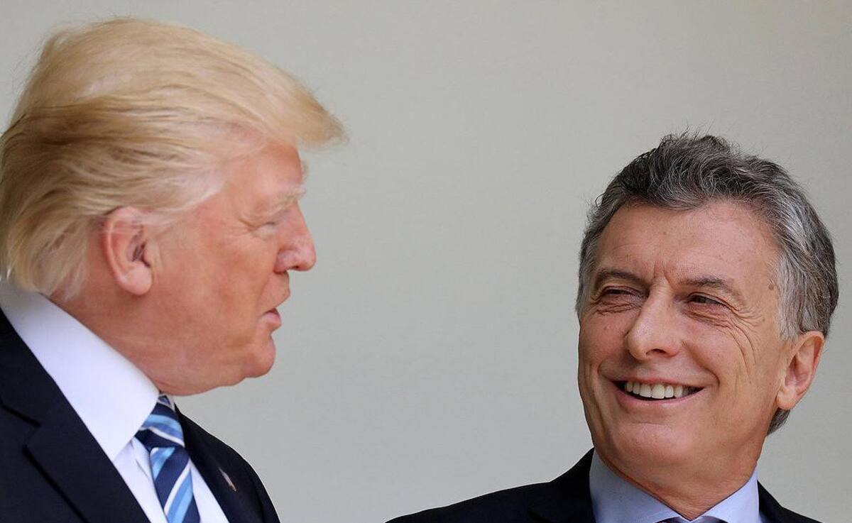 Donald Trump y Mauricio Macri (Reuters)