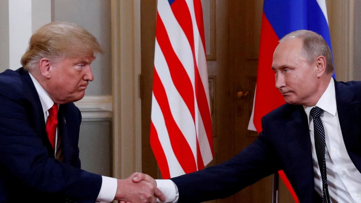Donald Trump y Vladimir Putin. Foto: archivo Reuters/Kevin Lamarque
