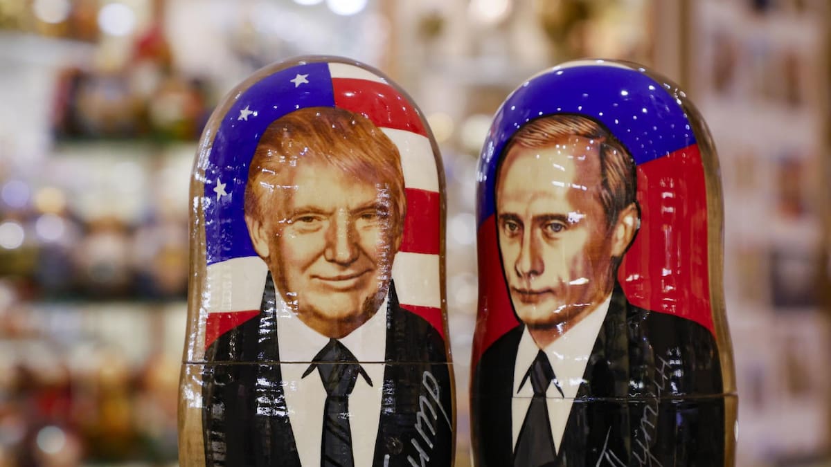 Donald Trump y Vladimir Putin. Foto: EFE.