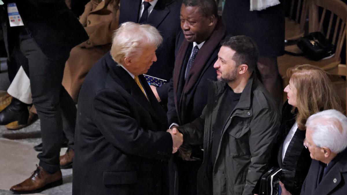 Donald Trump y Volodimir Zelenski. Foto: Reuters.