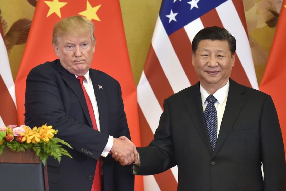 Donald Trump y Xi Jinping. Foto: Reuters.