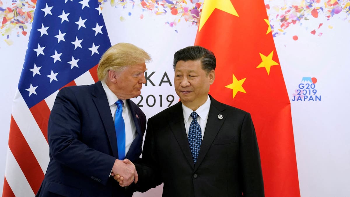 Donald Trump y Xi Jinping. Foto: Reuters
