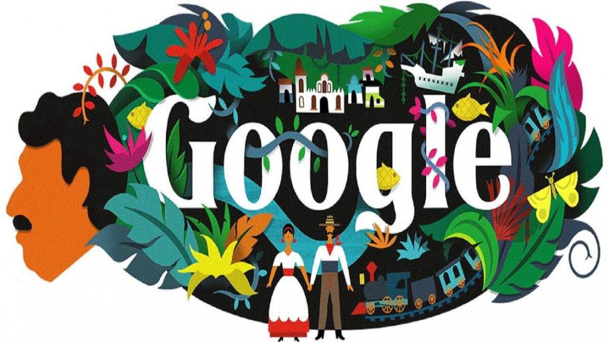 Doodle de García Marquez - Google