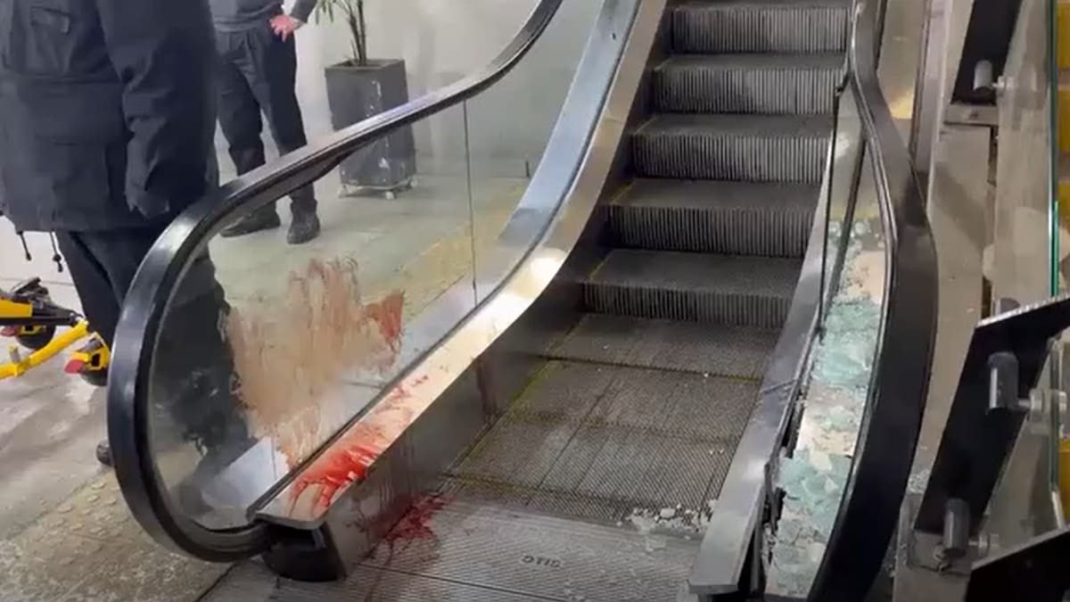 Colapsó una escalera mecánica en la estación Sáenz del tren Belgrano Sur: 11 personas resultaron heridas