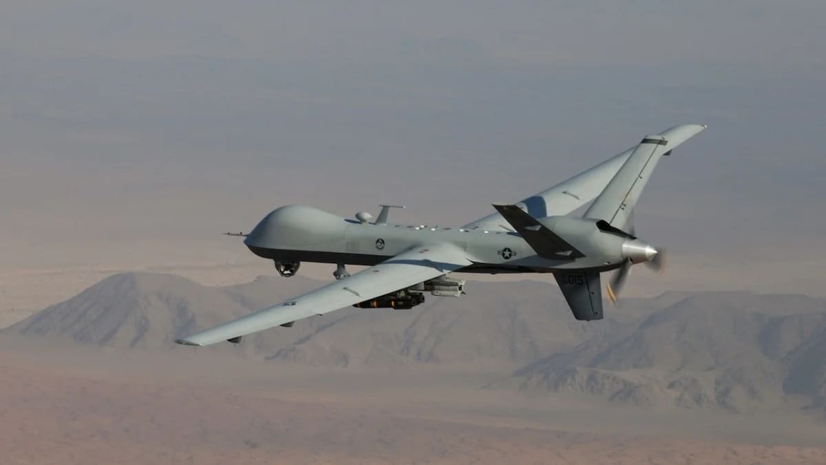 Dron estadounidense. Foto: EFE