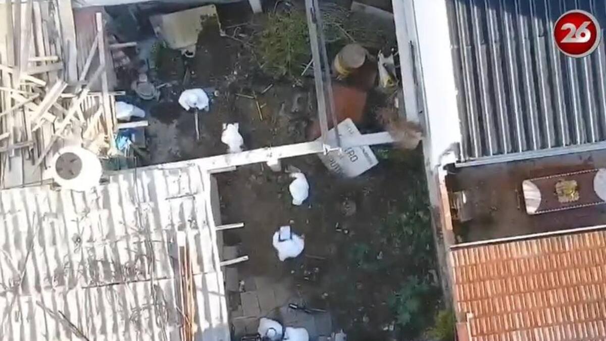 Drone de canal 26 en La casa de Badaracco
