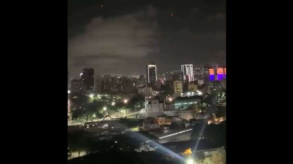 Drones en Venezuela ante un sábado de protestas. Foto: Captura de video.