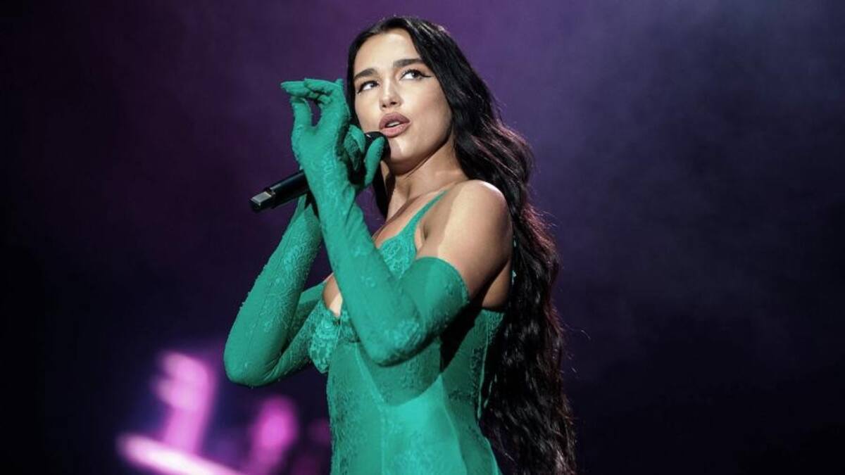 Dua Lipa. Foto: Telam.