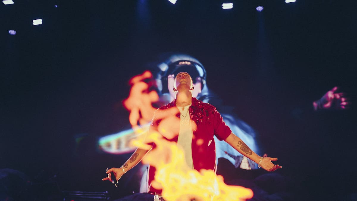 Duki en su show en River. Foto: prensa