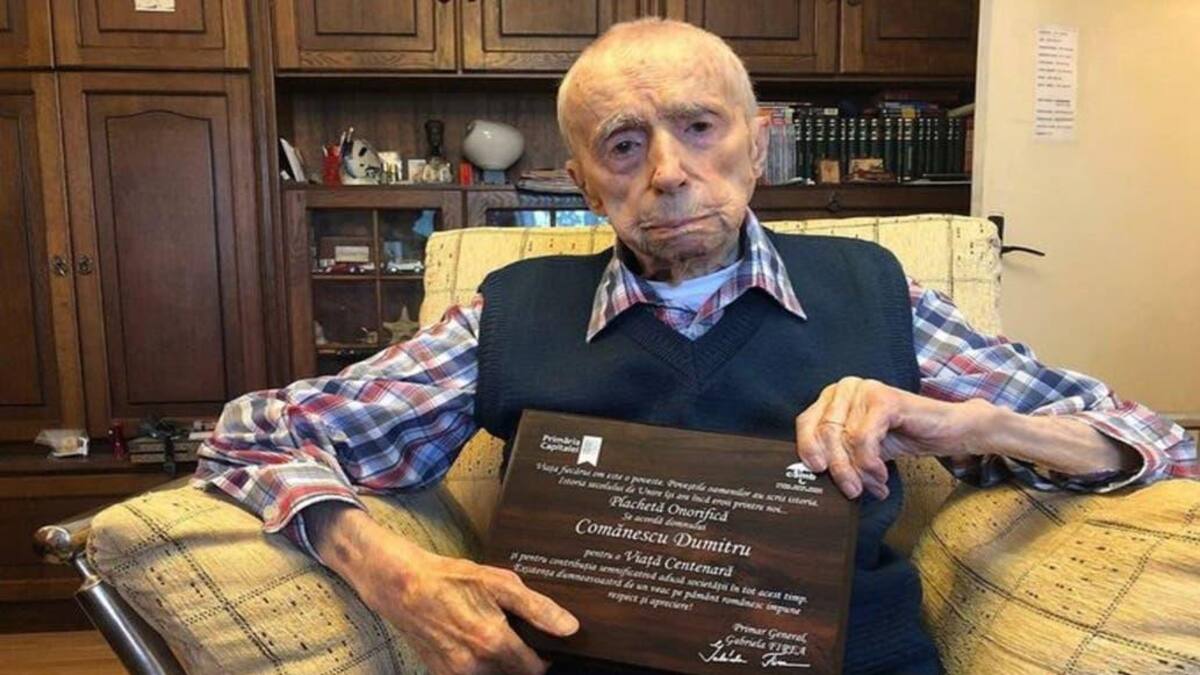 Dumitru Comanescu, hombre más longevo del mundo