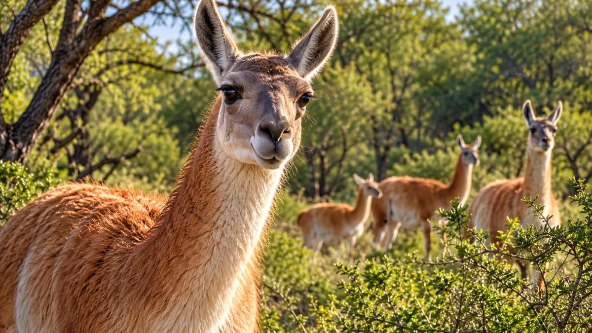 Durante el último siglo, el guanaco desapareció de Chaco y perdió parte de su área de distribución en Argentina.