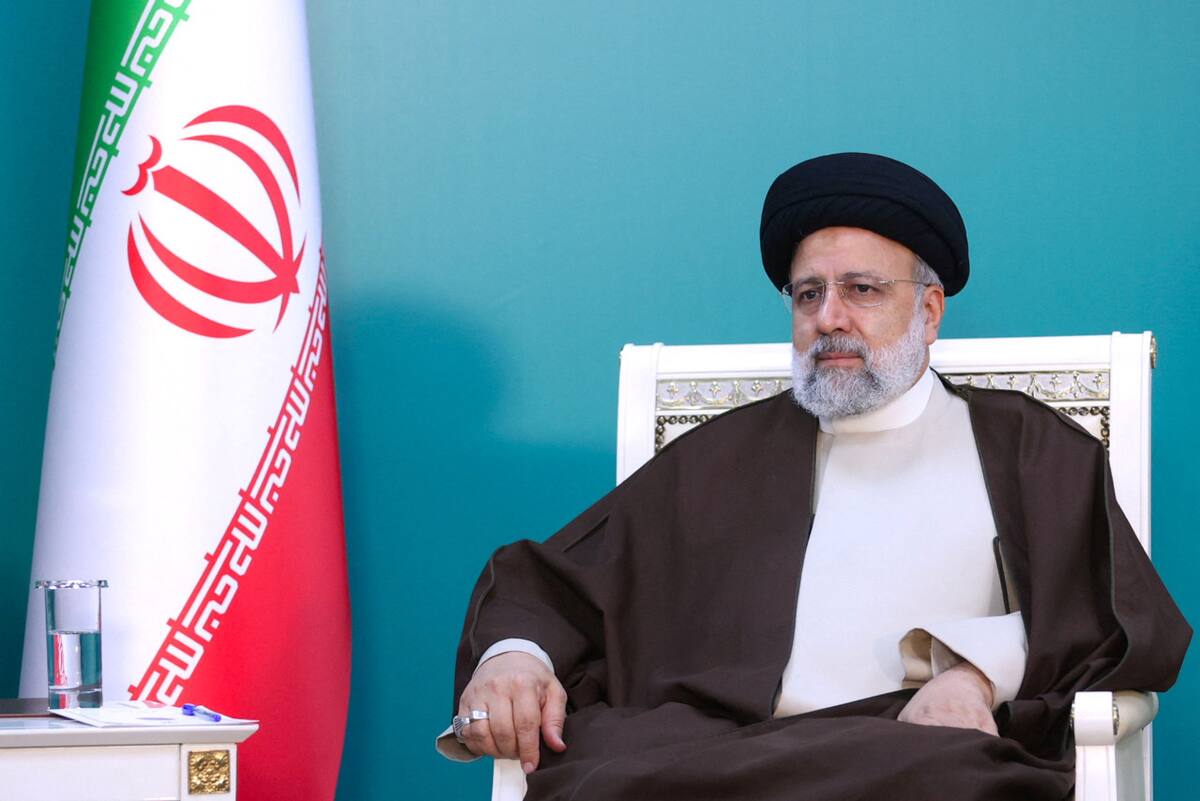 Ebrahim Raisí,presidente iraní. Foto: Reuters.