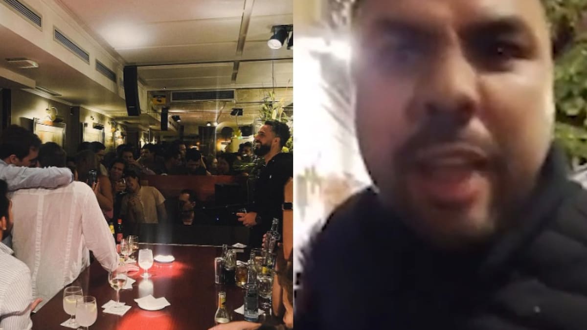 Echan a turistas argentinos de un bar de Madrid. Foto captura video
